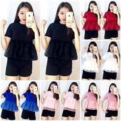 Áo bèo voan kính và trơn Giá bán: 100.000đ