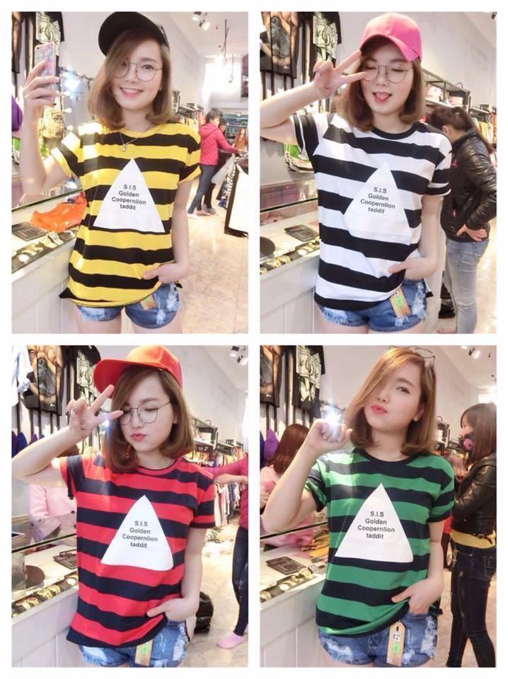 Áo phông kẻ Áo phông kẻ Giá bán: 130.000đ