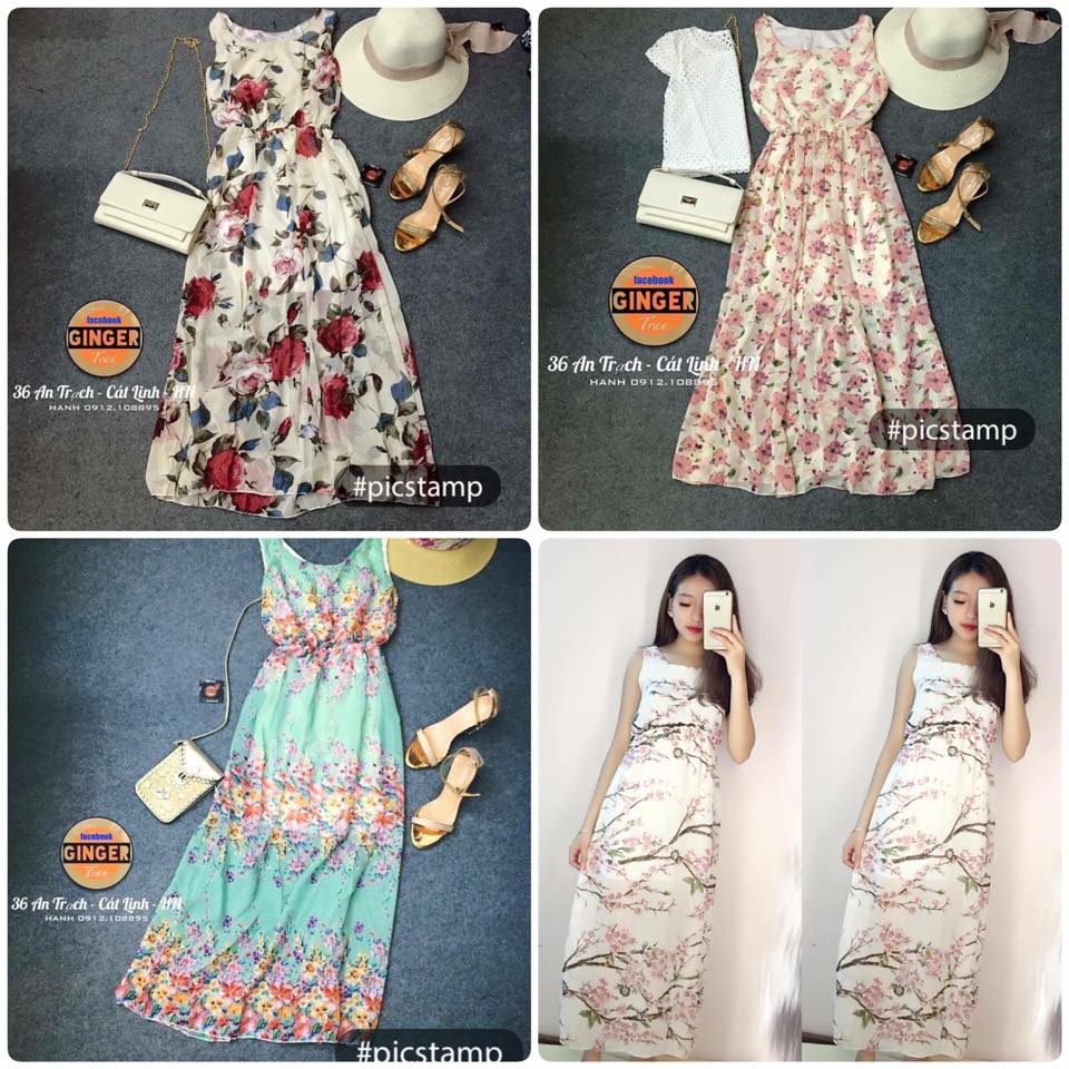 Maxi hoa và maxi thổ cẩm Giá bán: 100.000đ