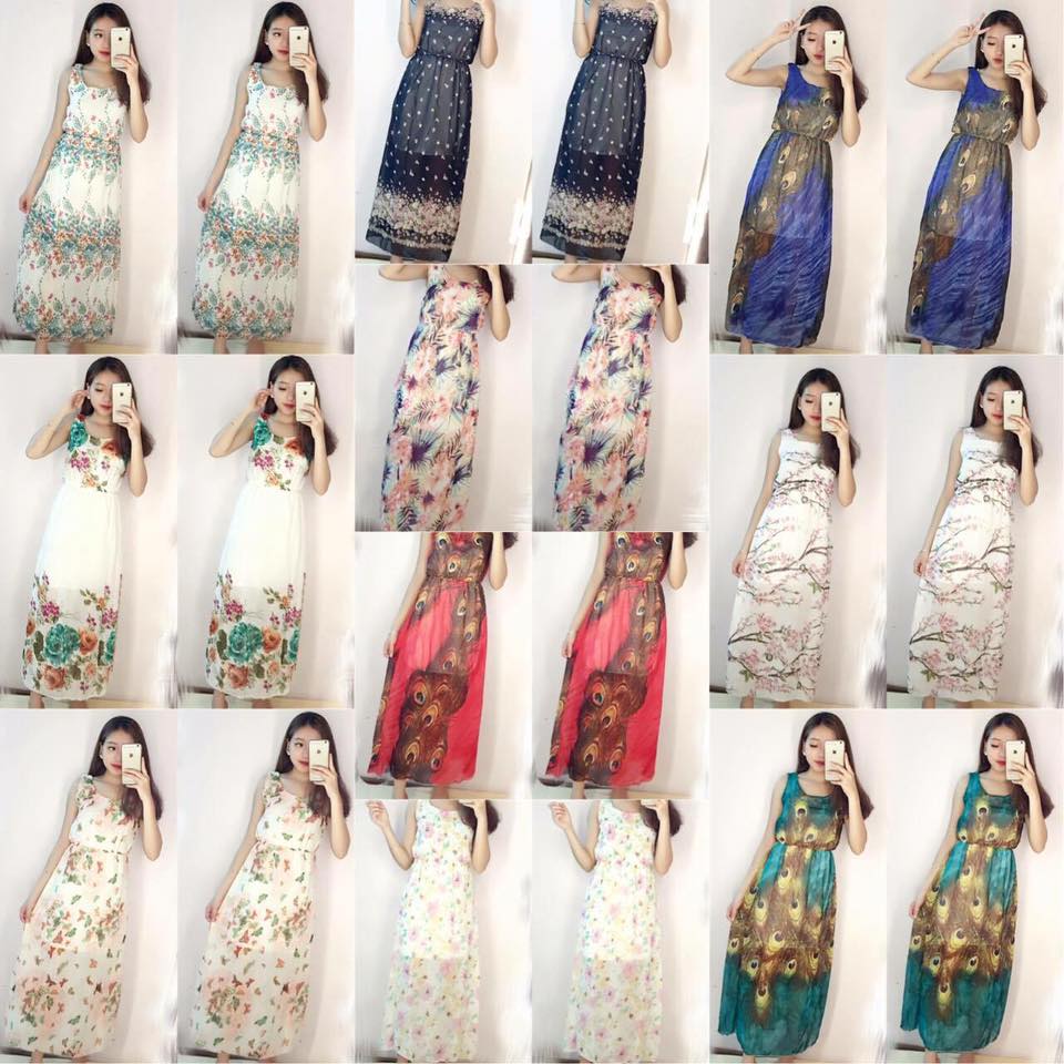 Maxi hoa và maxi thổ cẩm Giá bán: 100.000đ