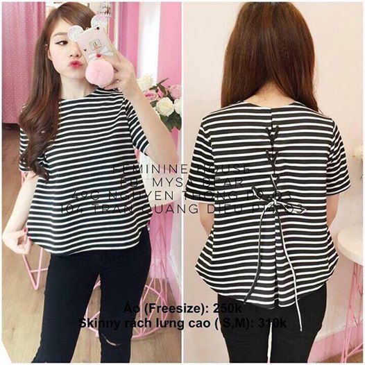 Áo thắt nơ sau Giá bán: 120.000đ