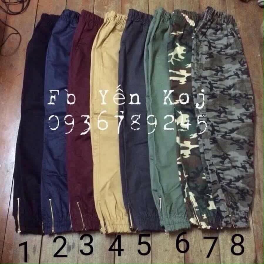 Quần kaki khoá ống Giá bán: 130.000đ