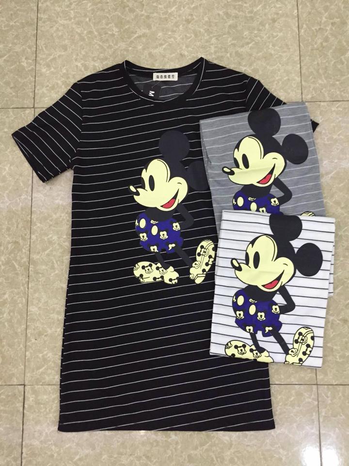 Váy kẻ in hình hoạt hình Giá bán: 125.000đ