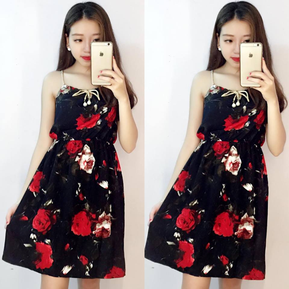 Váy thừng thắt nơ ngọc Giá bán: 110.000đ