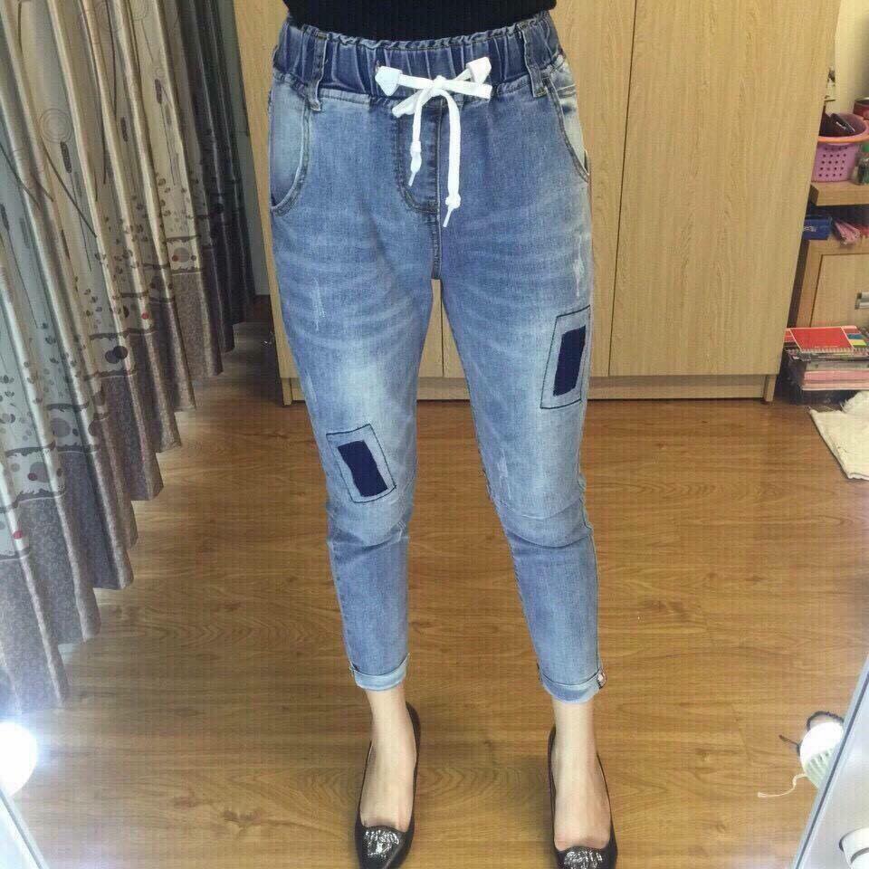 Quần bò baggy cạp chun Quần bò baggy cạp chun Giá bán: 220.000đ