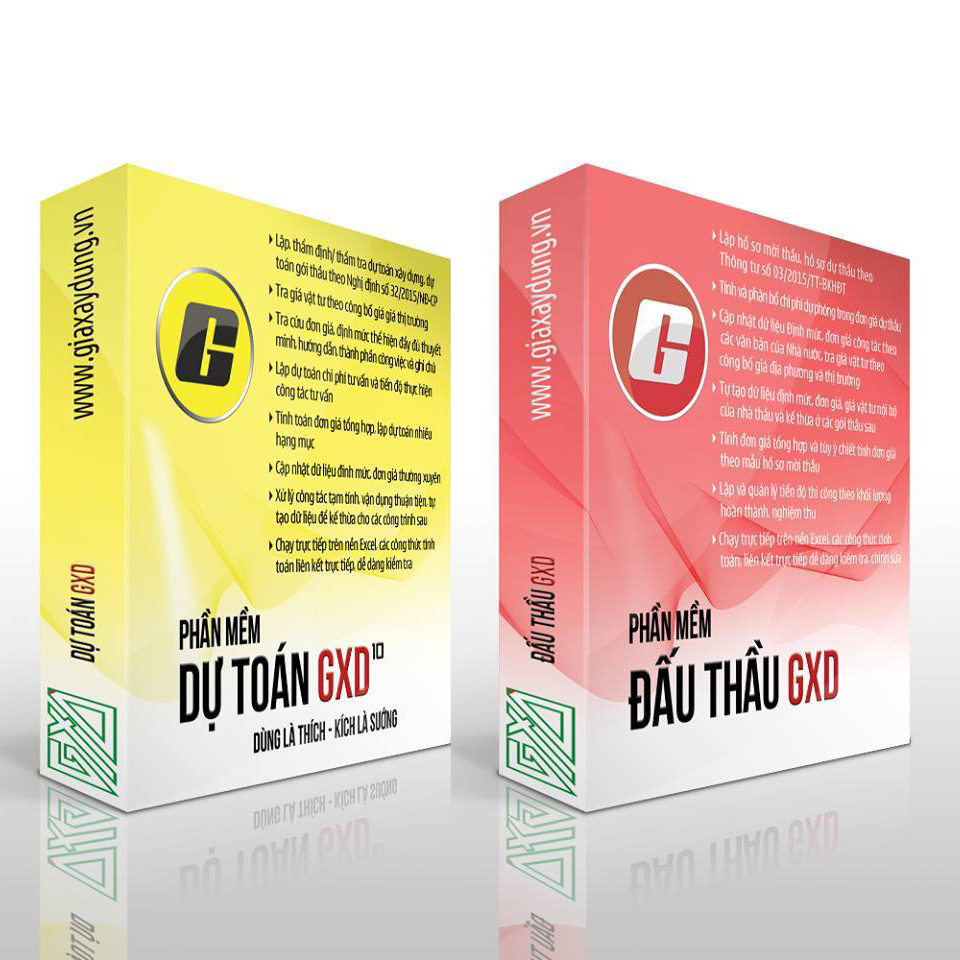 Hệ thống Phần mềm GXD - Công ty CP Giá Xây Dựng Giá bán: 3.000.000đ