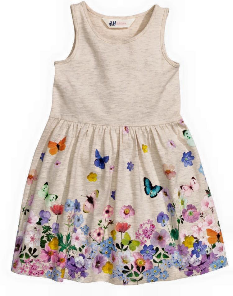 Đầm thun in hoa bướm H&M Giá bán: 220.000đ