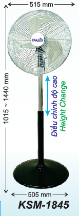 Quạt Đứng công nghiệp chính hãng tại Bình Dương KSM -1845 Quạt Đứng công nghiệp chính hãng tại Bình Dương KSM -1845 Giá bán: 0đ