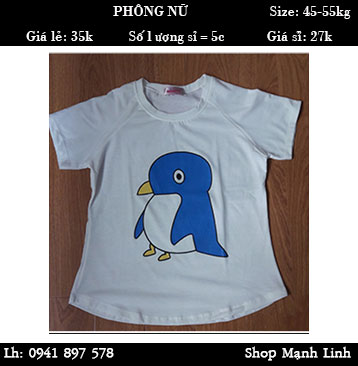 Áo phông Nữ Giá bán: 35.000đ