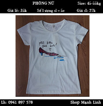 Áo phông Nữ Giá bán: 35.000đ