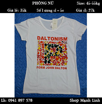Áo phông Nữ Giá bán: 35.000đ