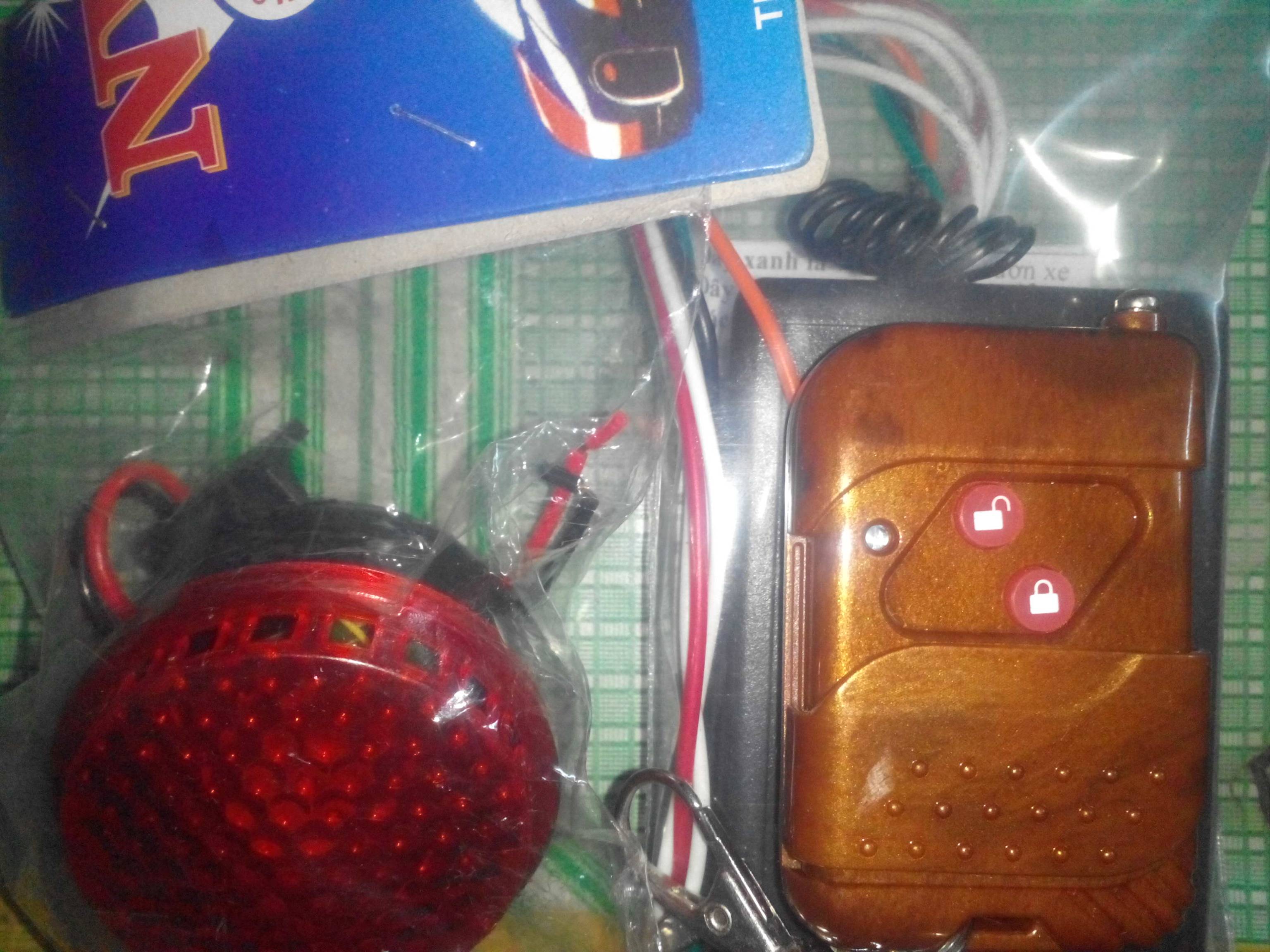 Chống trộm xe máy điều khiển từ xa Giá bán: 250.000đ