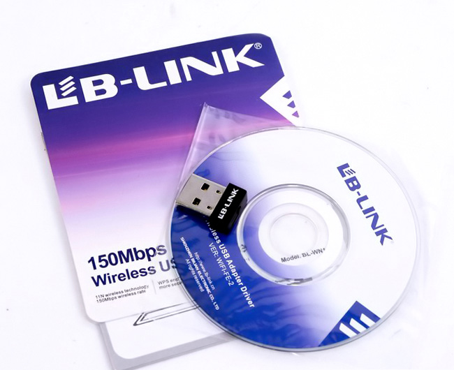 Bộ thu WIFI LB LINk bl wn151 Bộ thu WIFI LB LINk bl wn151 Giá bán: 120.000đ