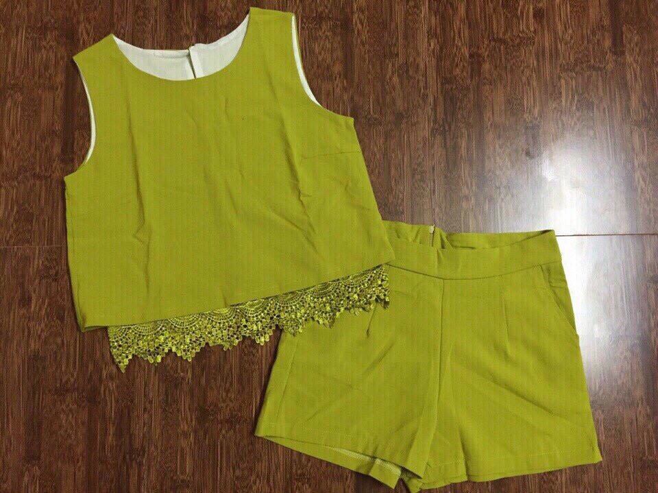 Set bộ short phối ren QC Set bộ short phối ren QC Giá bán: 225.000đ