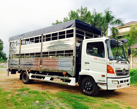 Xe Chở Gà ,Vịt, Heo, Trâu ,Bò - HINO FC 6.4 Tấn trả góp lãi suất thấp Giá bán: 760.000.000đ