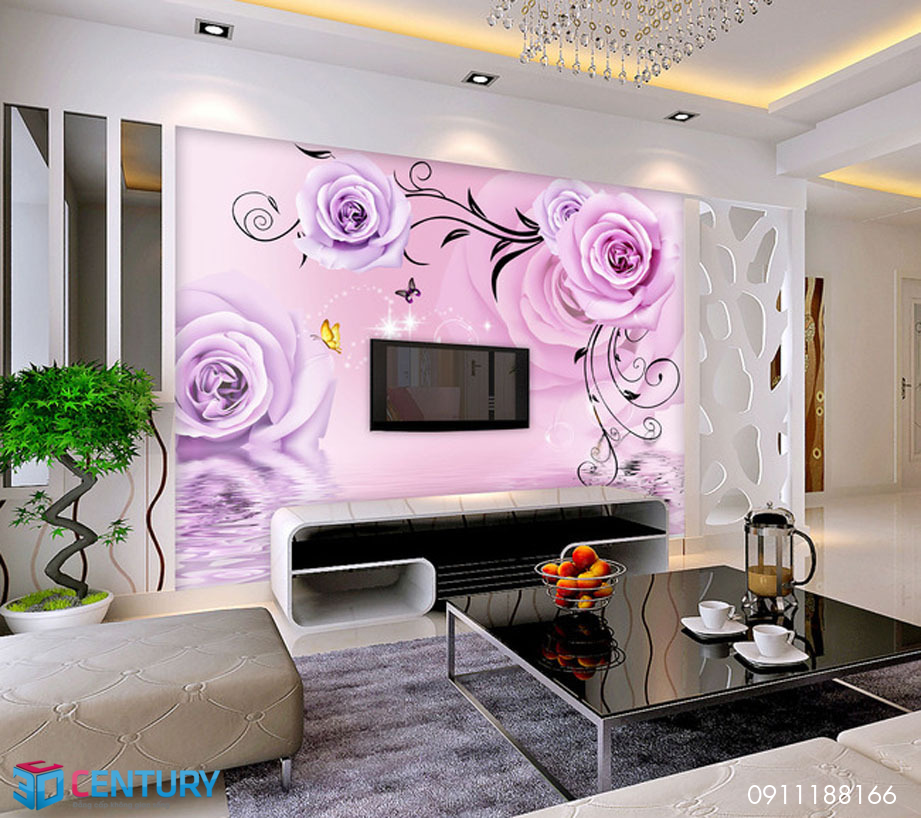 Gạch ốp tường 3D phòng khách Giá bán: 1.900.000đ