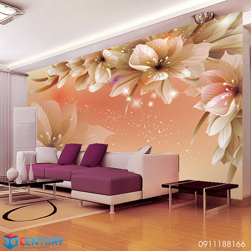 Gạch ốp tường 3D phòng khách Giá bán: 1.900.000đ