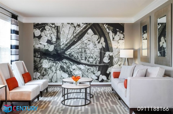 Gạch ốp tường 3D phòng khách Giá bán: 1.900.000đ