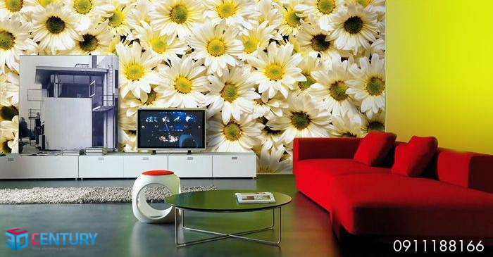 Gạch ốp tường 3D phòng khách Giá bán: 1.900.000đ