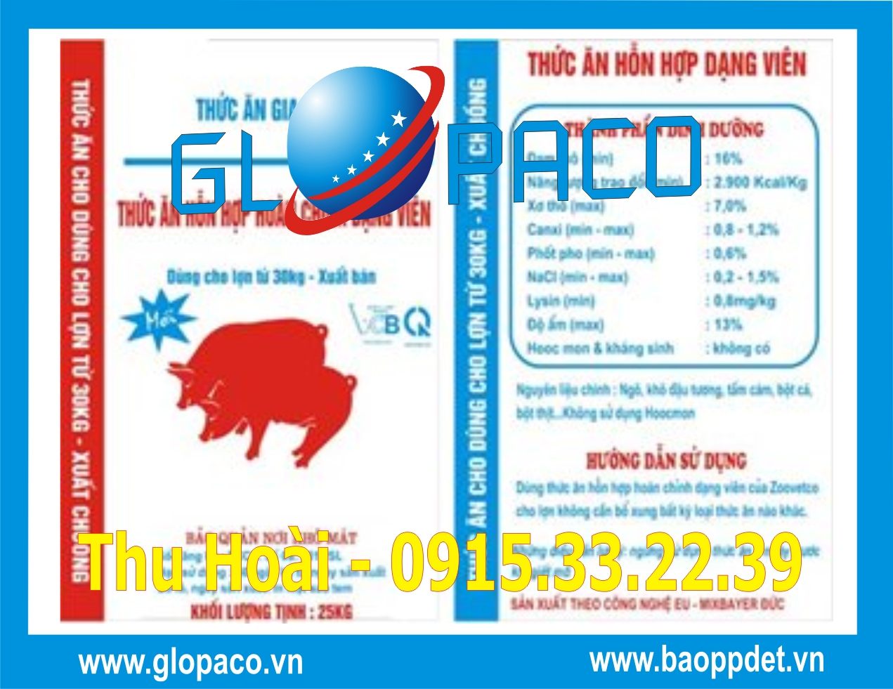 Bao PP dệt đựng thức ăn chăn nuôi Giá bán: 5.200đ