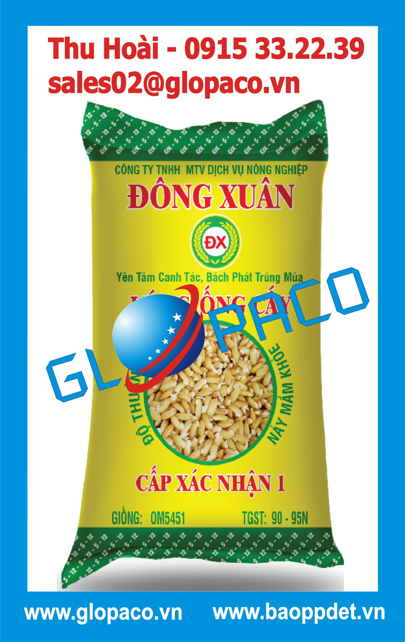 Bao PP dệt đựng lúa giống Bao PP dệt đựng lúa giống Giá bán: 10.500đ
