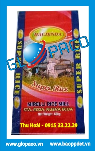 Bao PP dệt đựng gạo 50kg Bao PP dệt đựng gạo 50kg Giá bán: 0đ