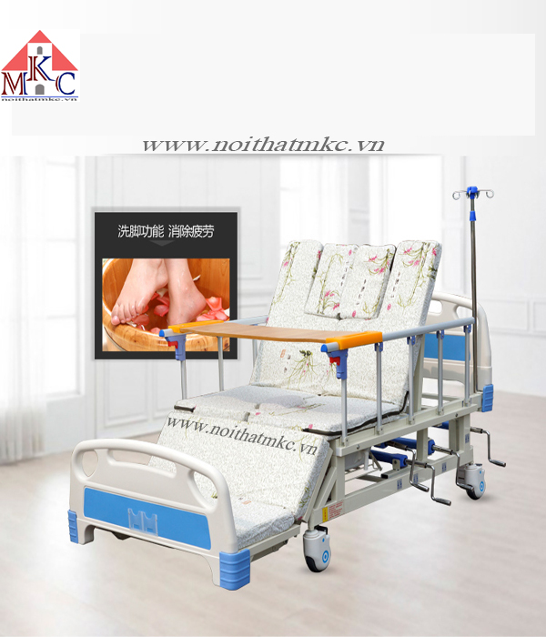 Giường bệnh nhân đa năng 4 tay quay giá rẻ Giá bán: 13.550.000đ