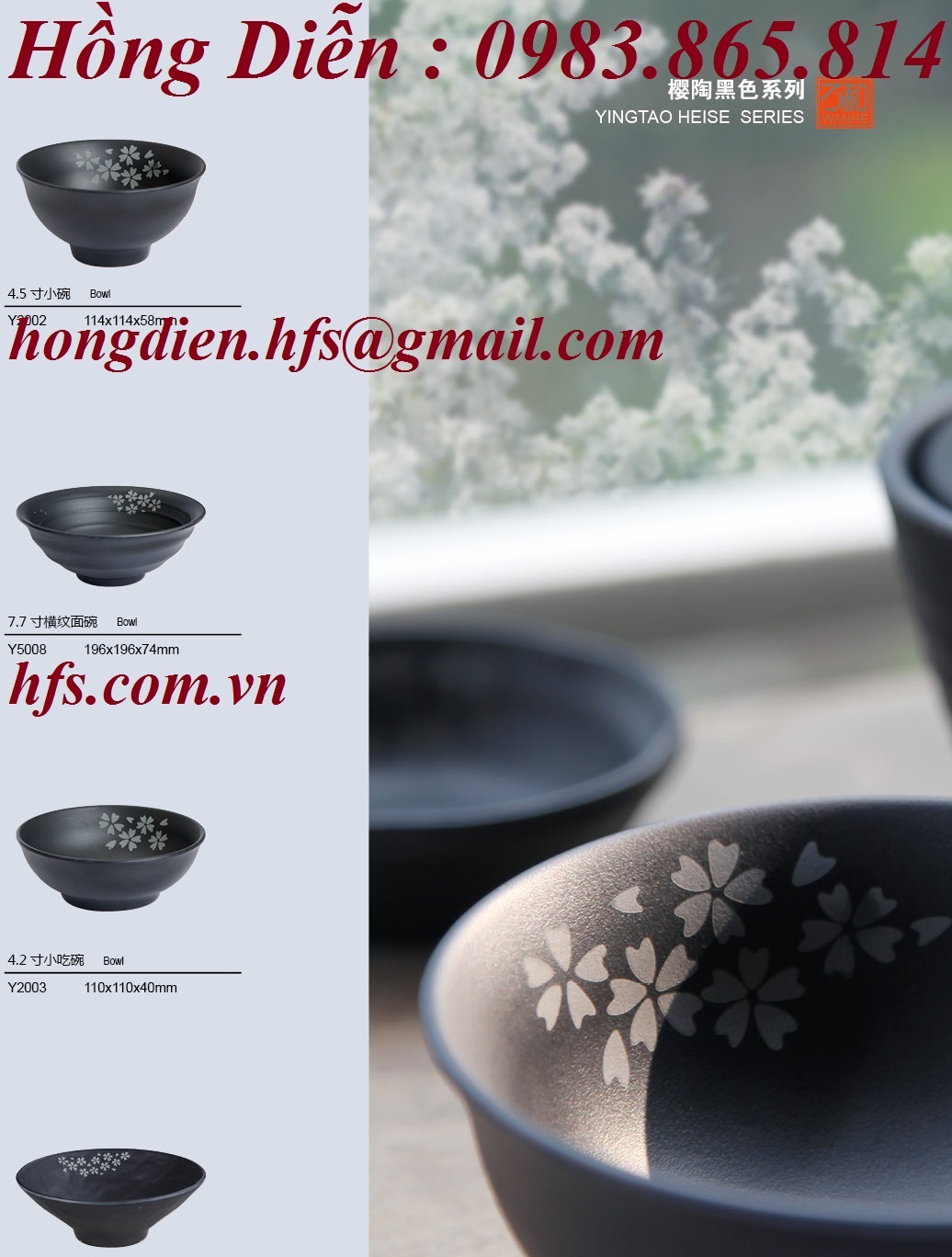 Bát đĩa melamin cao cấp cho nhà hàng nhật, bát đĩa tiệc Giá bán: 56.000đ