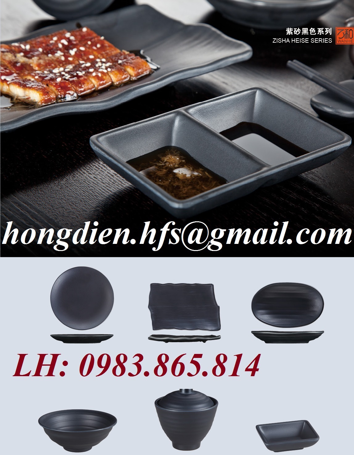 Bát đĩa melamin cao cấp cho nhà hàng nhật, bát đĩa tiệc Giá bán: 56.000đ