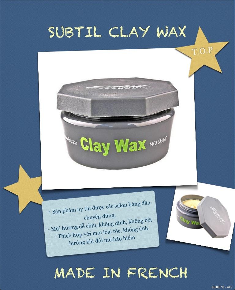sáp vuốt tóc Subtil Clay Wax Giá bán: 279.000đ