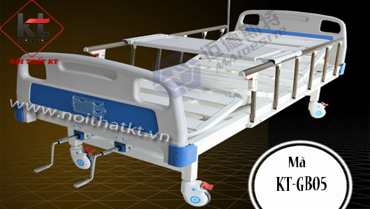 Giường bệnh nhân đa năng 2 tay quay - 2 chức năng mã KT-GB05 Giá bán: 8.550.000đ