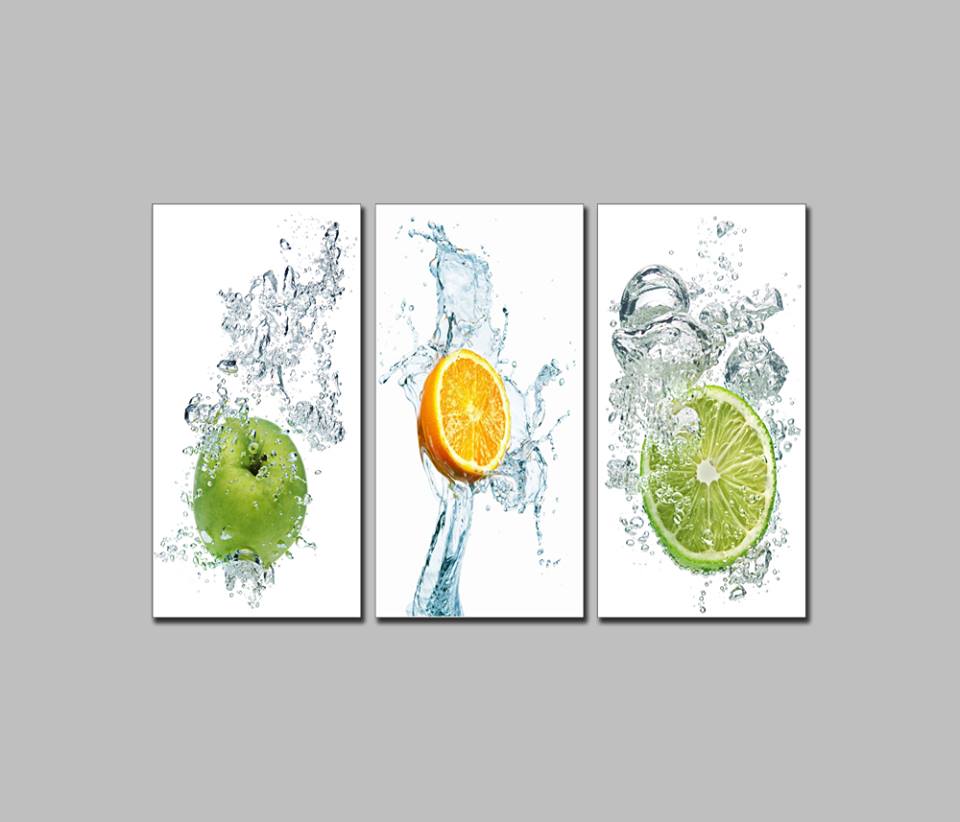 Tranh nhà bếp nghệ thuật nước DH1157A (kích thước 90x60cm)  Giá bán: 400.000đ