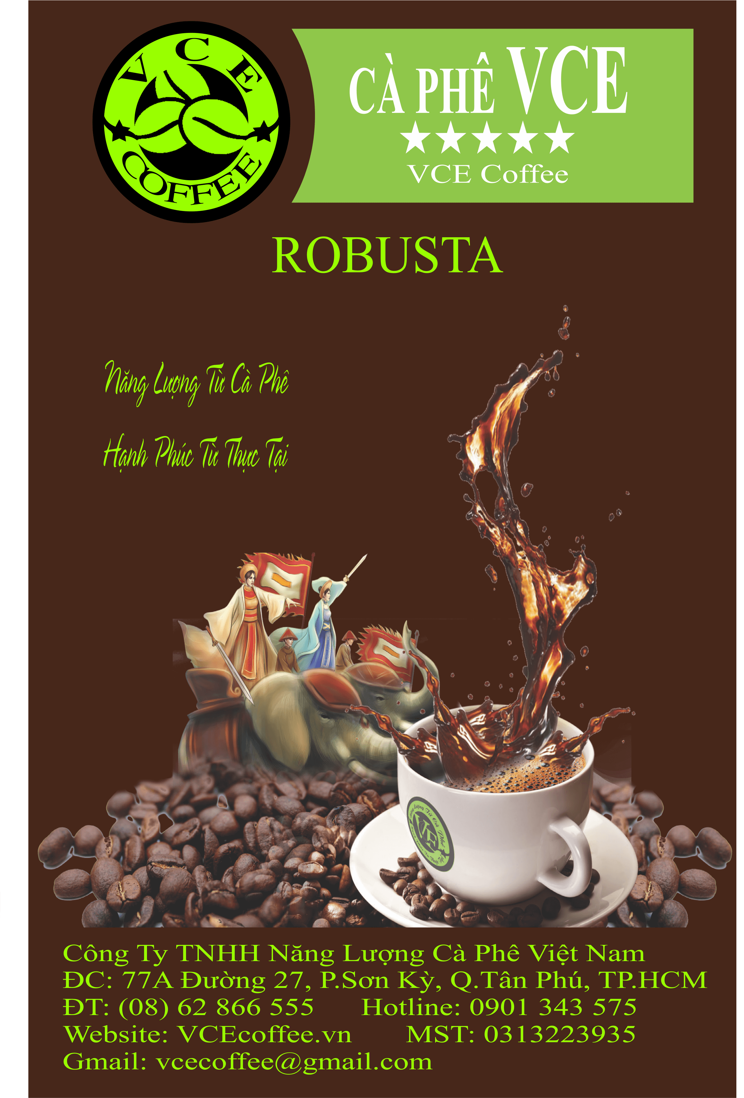 Robusta Giá bán: 135.000đ