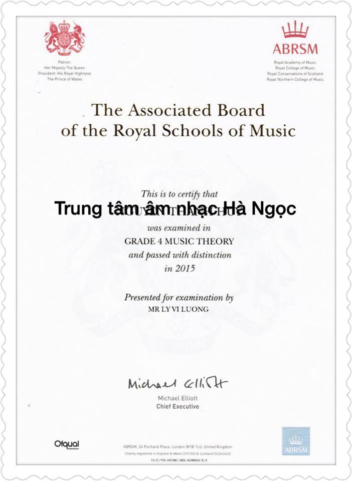 Nhận luyện thi chứng chỉ ABRSM tại Quận 11, Quận Bình Thạnh Giá bán: 310.000đ