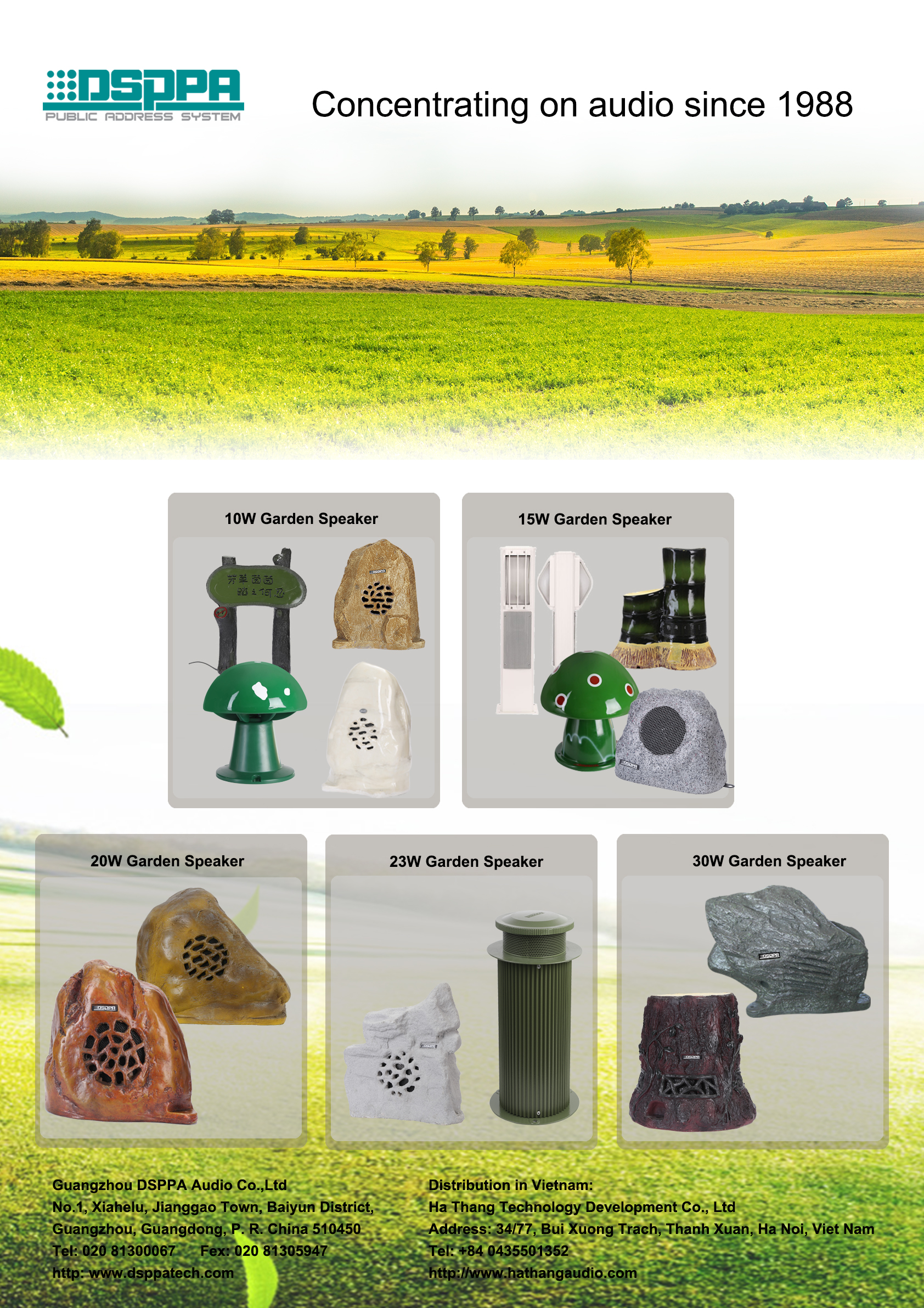 Loa trang trí sân vườn Loa trang trí sân vườn Giá bán: 1.000đ