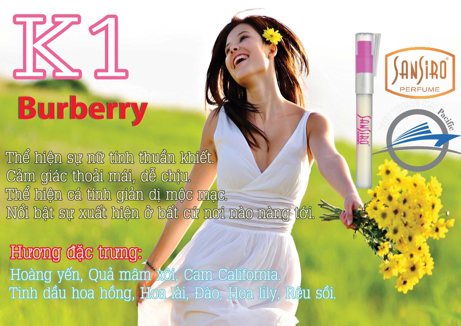 Nước Hoa Sansiro Thổ Nhĩ Kỳ K1 - Burberry Giá bán: 120.000đ