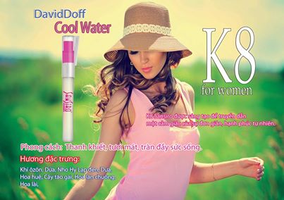 Nước hoa sansiro Thổ Nhĩ Kỳ K8 - Cool Water Davidoff Giá bán: 120.000đ
