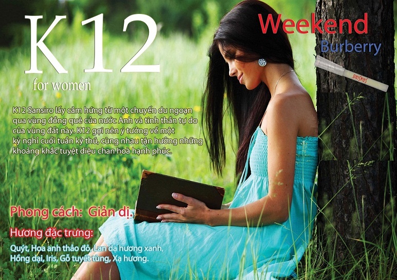 Nước hoa Sansiro Thổ Nhĩ Kỳ K12- Weekend Burberry Giá bán: 120.000đ