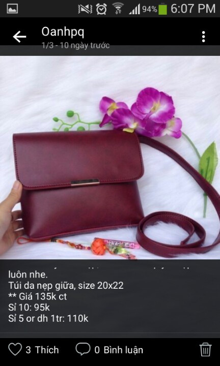 túi xách, ví Giá bán: 120.000đ