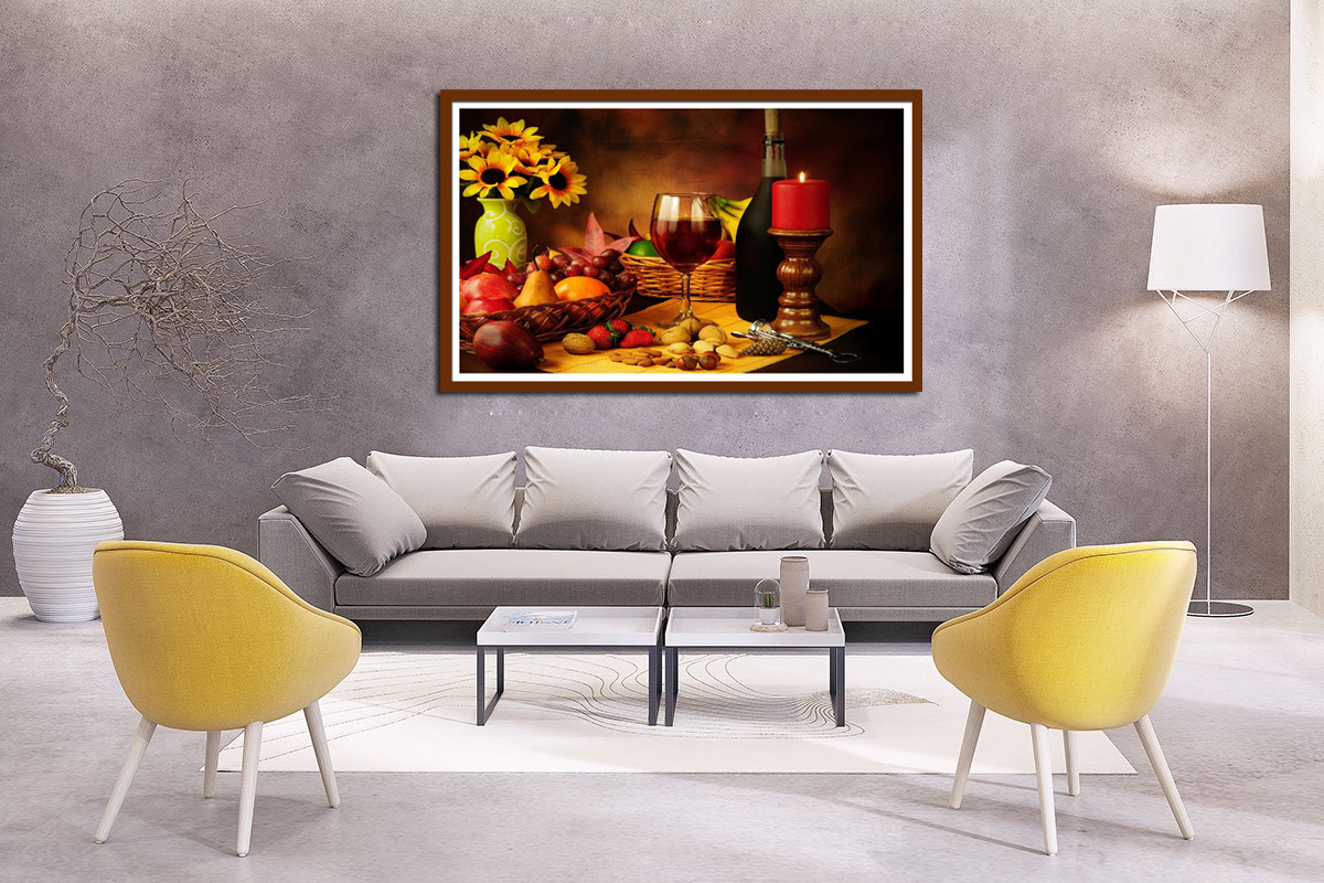 Tranh trang trí tĩnh vật DH1238A (kích thước 80x50cm) Giá bán: 250.000đ