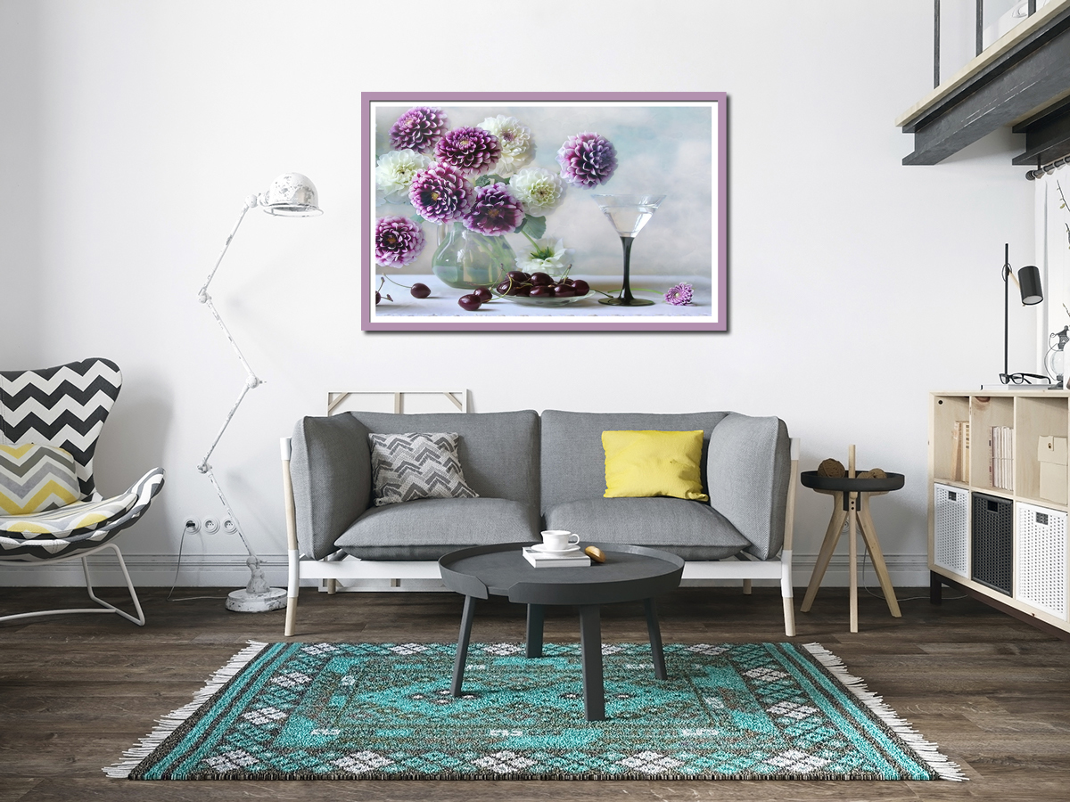 Tranh trang trí lọ hoa DH1239A (kích thước 80x50cm) Giá bán: 390.000đ