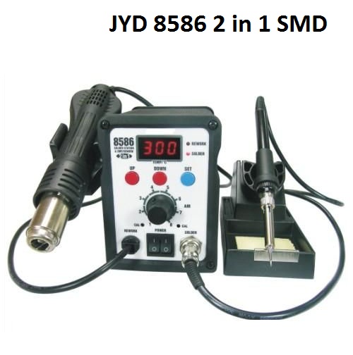 Máy khò nhiệt và hàn thiếc điều chỉnh nhiệt độ JYD SMD-8586 Giá bán: 1đ