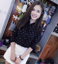 Áo nơ đính ngọc