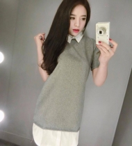 2 mã váy pha cổ trắng