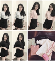 Áo sơ mi ngọc trai