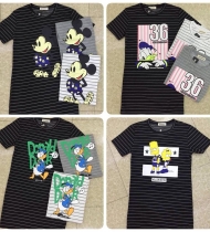 Váy kẻ in hình hoạt hình