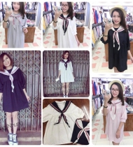 Váy thô thắt nơ