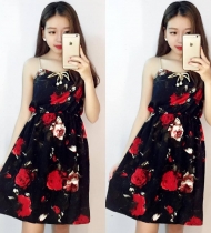 Váy thừng thắt nơ ngọc