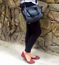 Túi dáng Hến Celine da xước