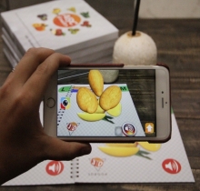 Sách tiếng Anh 3D ABC Fruits (phiên bản mới)